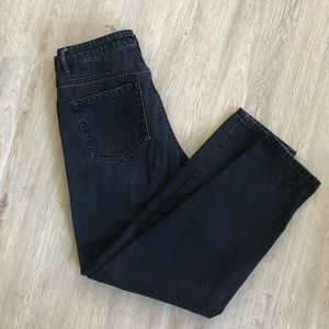 ZARA Trafaluc Denimwear: Black jeans, loose fit